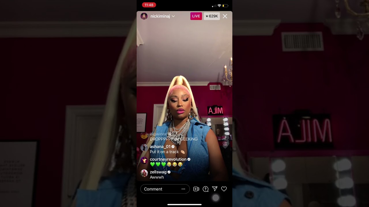 Nicki Minaj Full Instagram Livestream / Drake joins Livestream!!!!!(5/13/21)