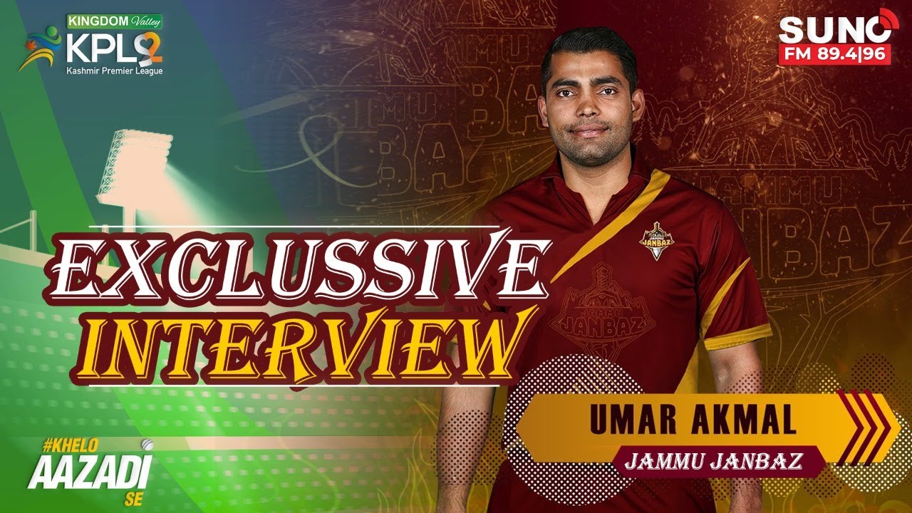 Umar Akmal | Jammu Janbaz | Exclusive Interview | Aqeel Samar | 