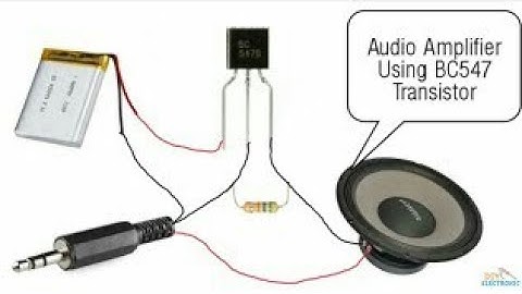 MAKE A AUDİO AMPLİFİER USİNG A BC547 TRANSİSTÖR - (VERY EASY TO MAKE) - BC547 TRANSİSTÖR AMFİ YAPIMI