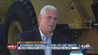 ITW Preview: Gov. Mike Pence says Hoosiers don't tolerate discrimination, but 'also cherish faith an