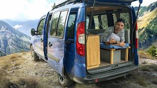 5 Days Alone In The Mountains | Solo Car Camping | Cozy Vanlife