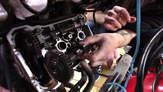 Honda VFR 800 repair /réparation valve gap  jeu soupapes (pt2)