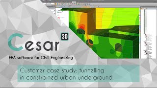 CESAR 3D - Tunnelling in constrained urban underground screenshot 5