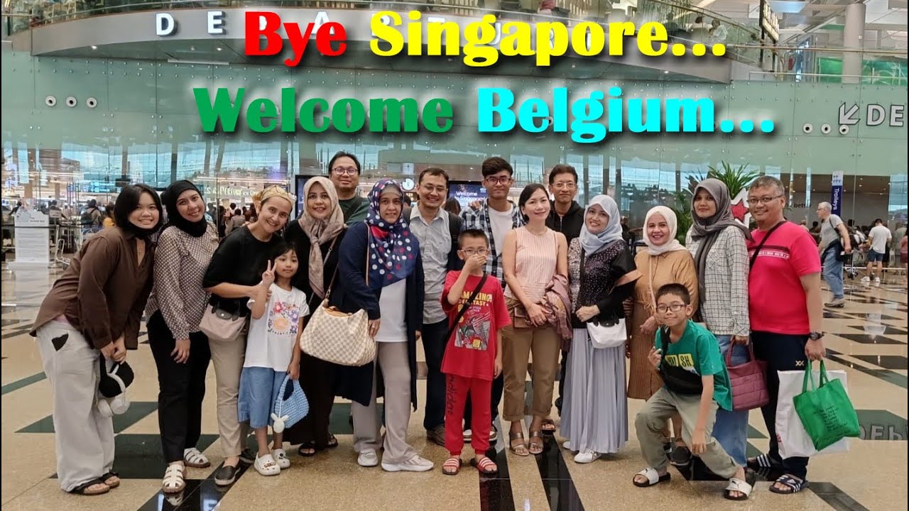 Bye bye Singapore.....Welcome Belgium!! (4K)