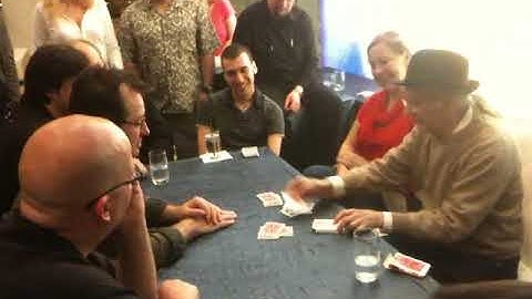 Juan Tamariz Session at Magic-Con 2010