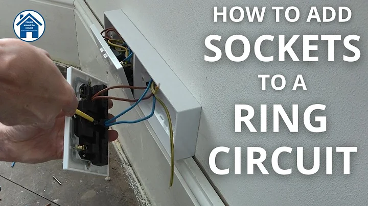 How to ADD SOCKETS to a RING CIRCUIT. WAGOBOX & WAGO connectors. How to wire a double socket!