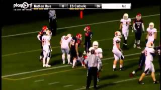 9 Yard Run up the middle for the touchdown by #13 Brandon Wellington of Easide Catholic