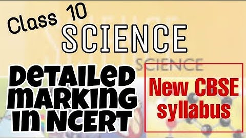 Revised CBSE Syllabus 2021-22 || Class X || Science