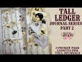 Tall Ledger Journal Series| Pockets for Tall Journals |3 Ways | #scrapbook #artjournalinspiration