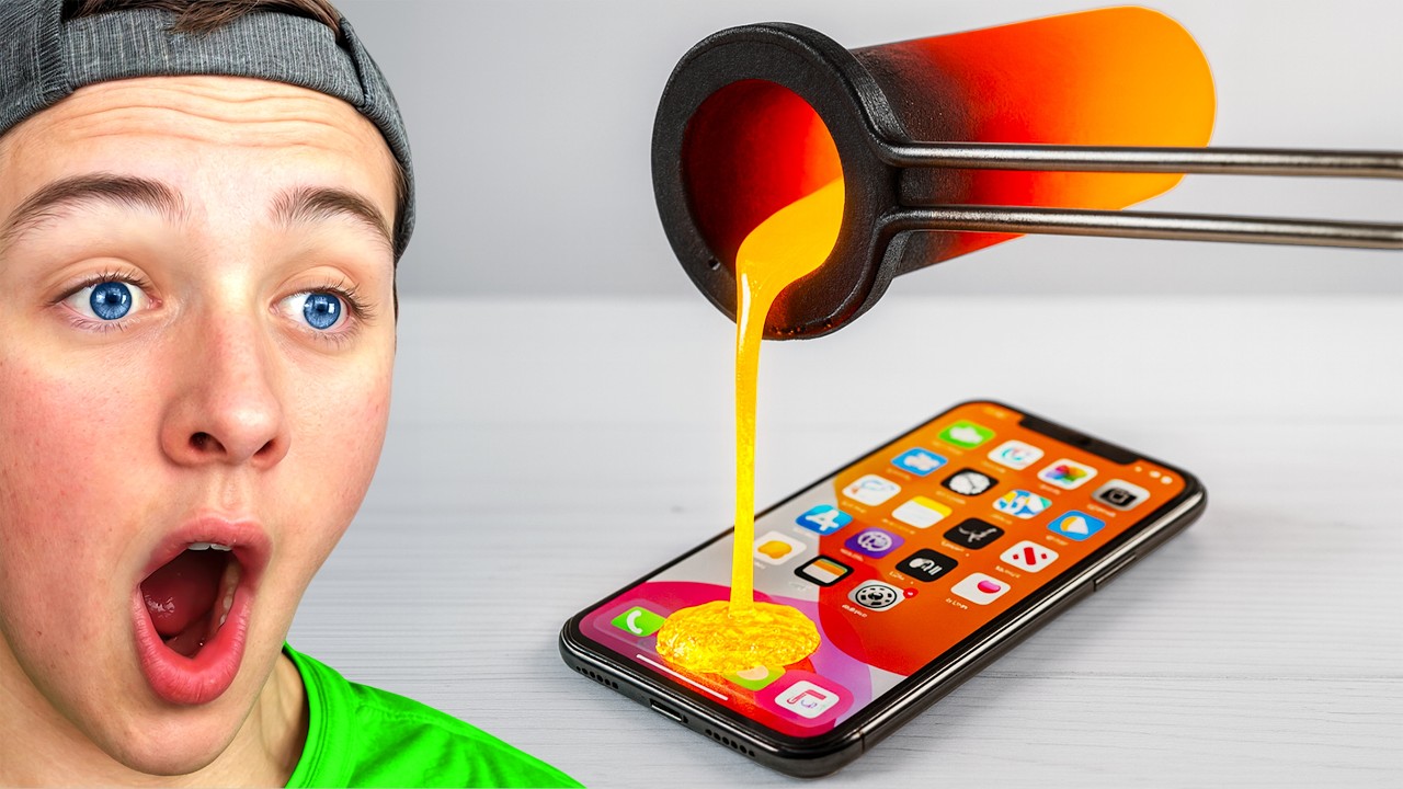 Reacting to LAVA vs Everyday Objects!