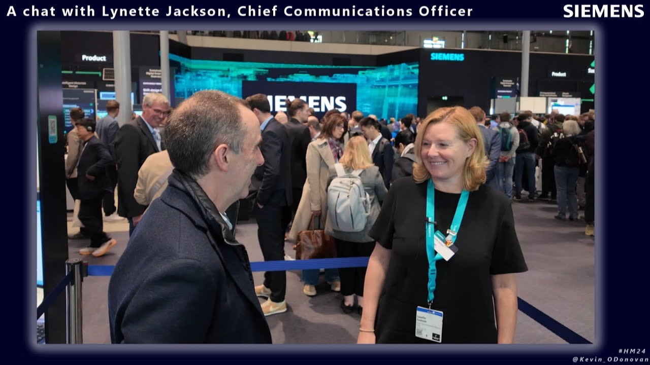 Siemens at #HM24 - a chat with Lynette Jackson, Chief Communications ...