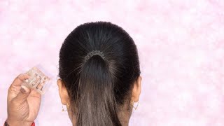 Easy Clutcher Bun Hairstyle || Claw Clip Hairstyles || Quick Bun Hairstyle 