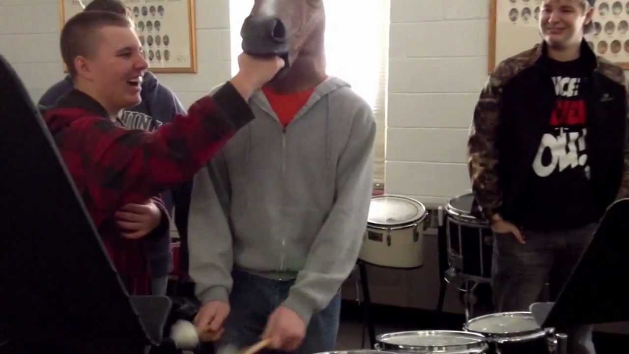 Happy Valley Drummer Horse Mask Style YouTube