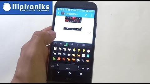 Htc One M8: How to Insert Smiley Icons / Symbols into a Text Message - Fliptroniks.com
