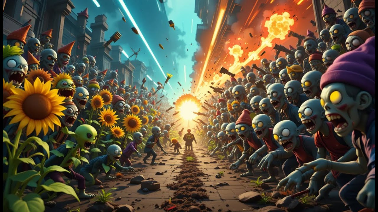 Can a Complete BEGINNER Survive Plants vs. Zombies?