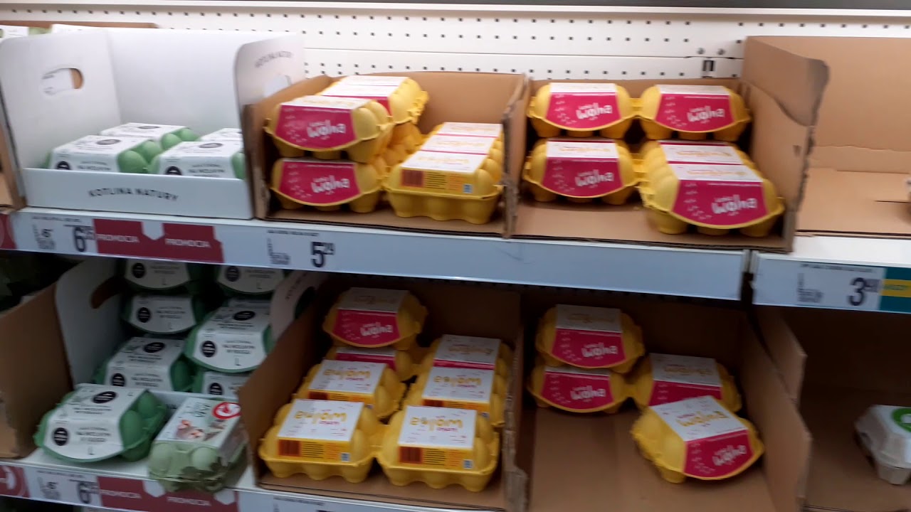 Польша цены на продукты в польше Ашан - YouTube