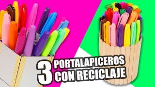 3 MANUALIDADES PARA EL REGRESO A CLASES|Manualidades Reciclaje|DIY
