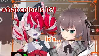 Ollie Asks Matsuri about the Color of Her 〇〇〇〇〇　[Hololive/EN Subbed]