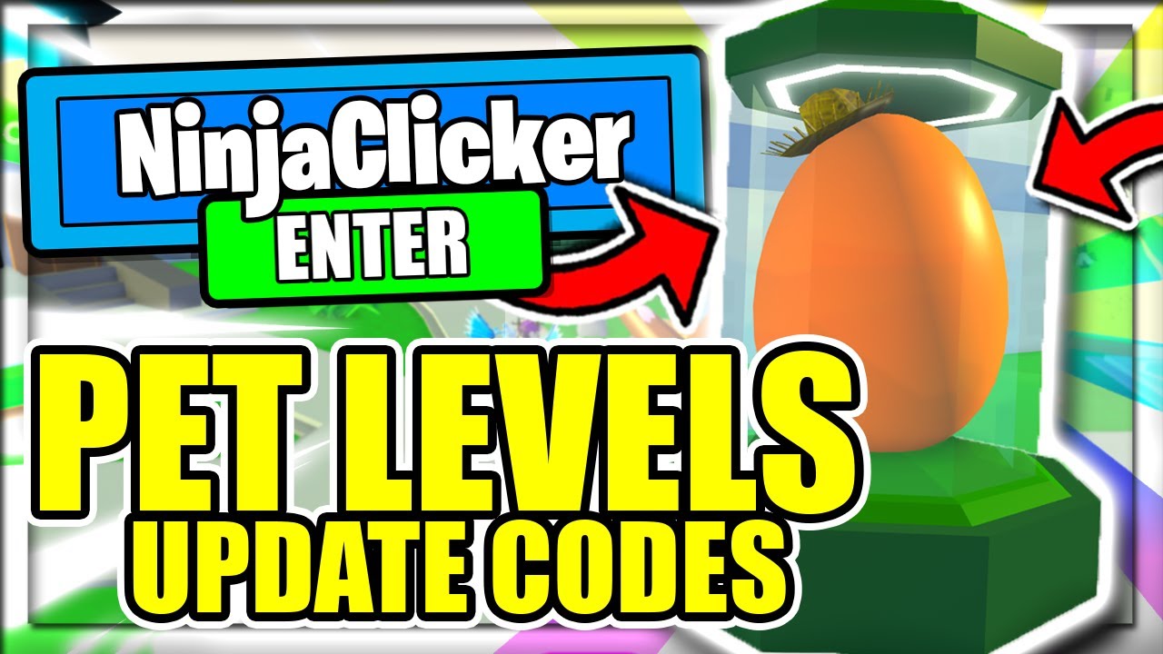 all-new-secret-op-working-codes-pet-levels-update-roblox-ninja-clicker-simulator-youtube