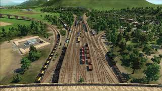 Transport Fever Scenics #5 Industrial Area Fly-through screenshot 3