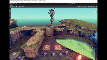 UNITY 3D遊戲09-1 踏上火圈trigger觸發平台上下移動  (UNITY 3D Game Kit) ，Rosa李承蓉博士教學
