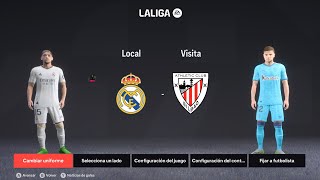 real madrid vs athletic club modo carrera victoria de local LA LIGA EA SPORTS FC 24