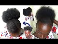 💙💙who said that 4c hair Can&#39;t slick ..how to slick 4c natural hair