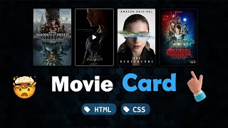 Information ASMR Programming - Movie Card with HTML and CSS | Step-by-Step Tutorial News