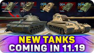 Hidden Tanks in 11.19 | WoT Blitz