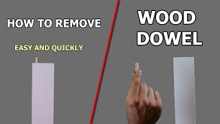 How to remove | Ikea WOOD DOWEL  | Put It Together