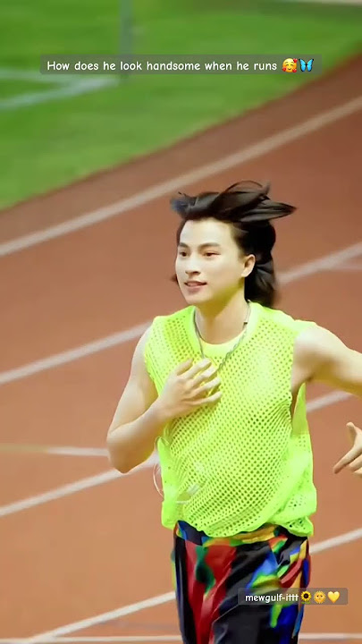 How does he look handsome when he runs #gulfkanawut #phiballs #mgpfg #shorts #fyp #waanjais