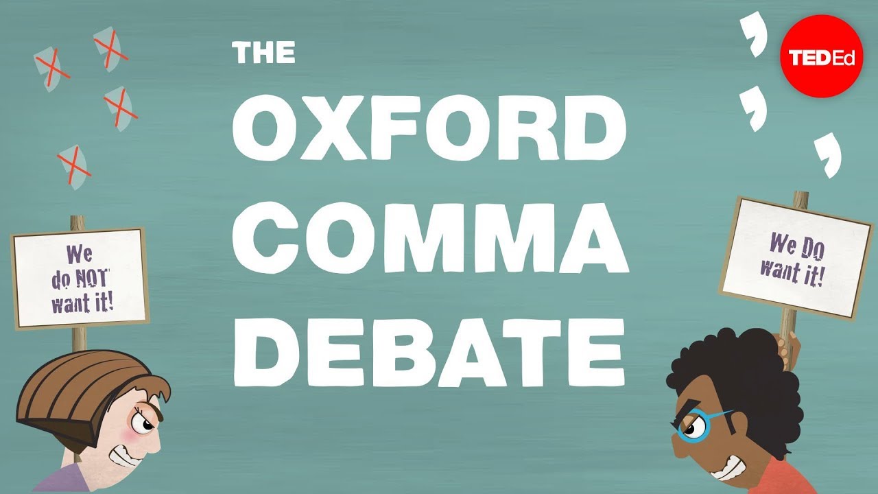 Grammar's great divide: The Oxford comma - TED-Ed - YouTube