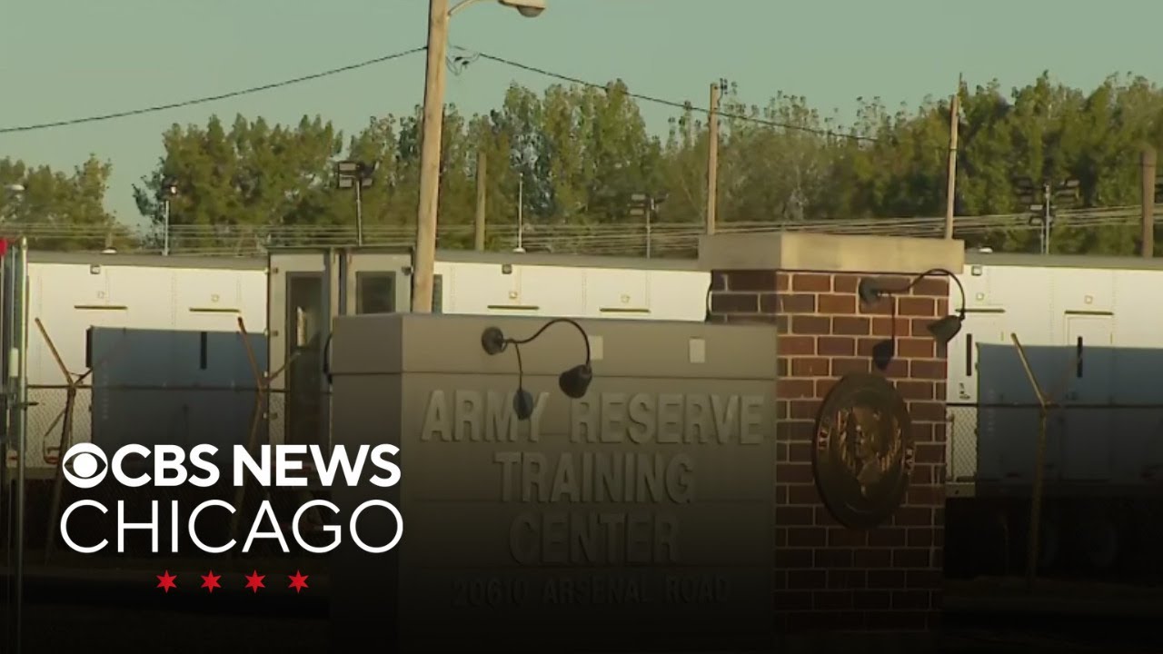 Texas National Guard troops deployed to Illinois - YouTube