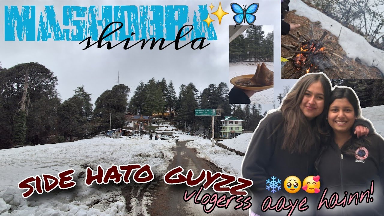 Talai, mashobra SHIMLA❄️BARAF KA MAHOL🥰||@shristti #yttrending #vlog #ytviralvideo #snow #snowfall 
