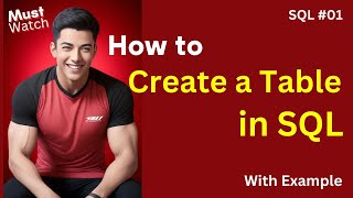 How to Create Table in SQL - Create table in SQL with execution