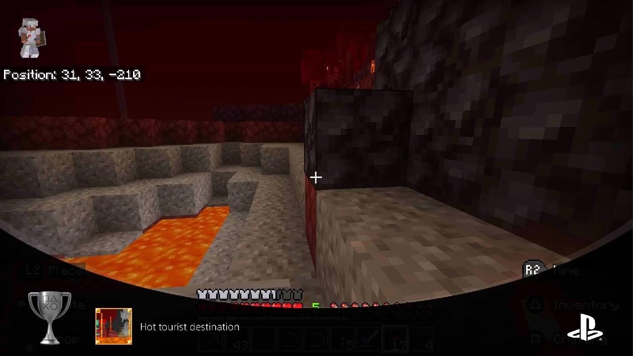 Minecraft. Hot tourist destination. Achievement YouTube