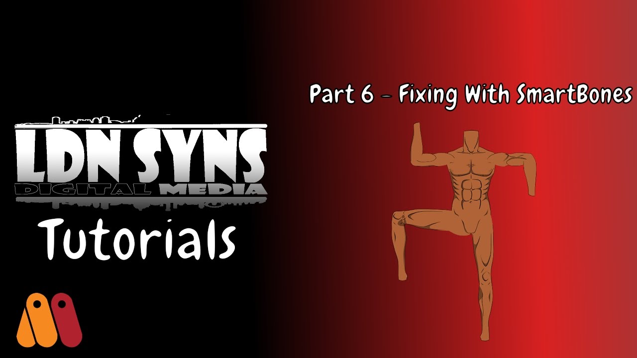 Creating a Character in Anime Studio/Moho - Part 6 Fixing with SmartBones