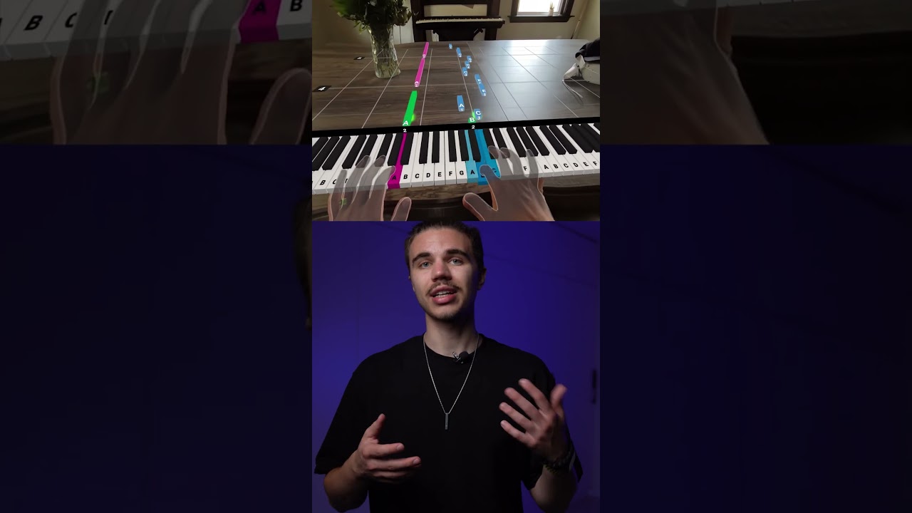 Приложение AR Piano для игры на пианино