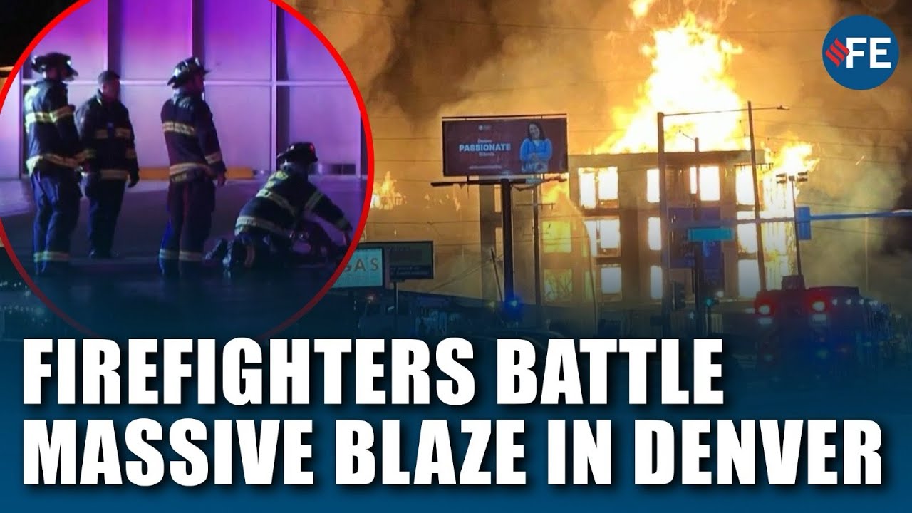 Denver Firefighters Tackle Huge Blaze at Unfinished Apartment Complex ...