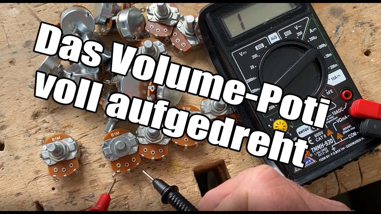 Das Volume-Poti voll aufgedreht