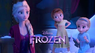 Elsa Makes A Snowman With The Princess Of Northuldra Frozen 3 Elsa Daughter - Fanmade Scene