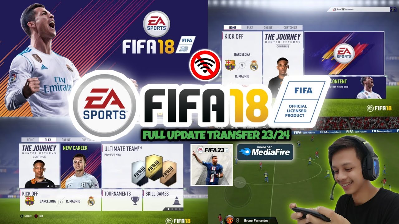 FIFA 18 MOD FIFA 23 Android Offline [APK+OBB] BEST GRAPHICS Last