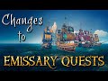 Emissary quest changes in season 11  sea of thieves