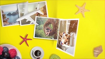 ae project file Summer Travel Slideshow 15-Video World|| After Effects Free Project Download