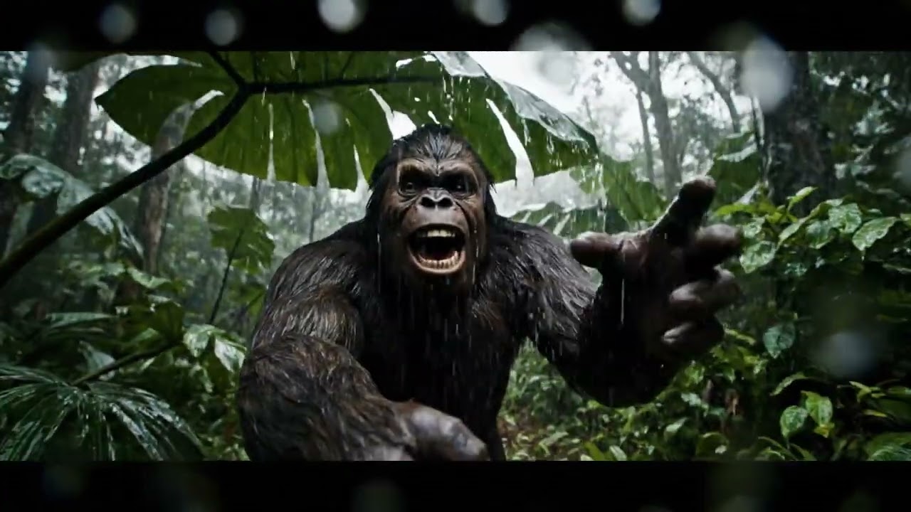 Bigfoot Survival Moment in the Forest 🏕️🦍 | 8-Second Mystery