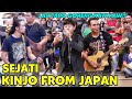 Penonton sentuhan dikejutkan kehadiran kinjo dari japan  menyanyi lagu sejati