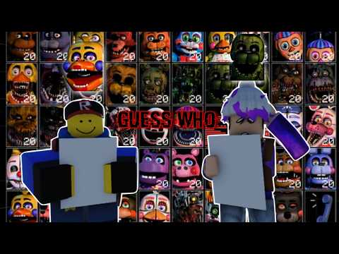 Roblox FNAF guess who is harder than you think!
