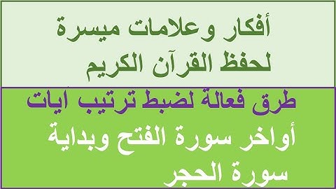 أواخر سورة الفتح وبداية وبداية سورة الحجرات ص 515