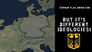 German Flag Animation but it's different Ideologies!