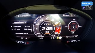 2017 Audi Tt Rs 400Hp - 0-263 Kmh Launch Control 60Fps